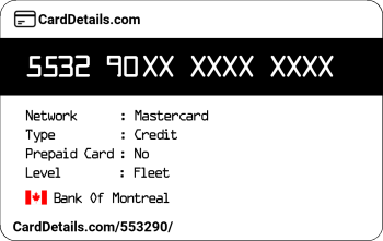 Card Details: 553290