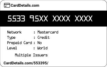 Card Details: 553395