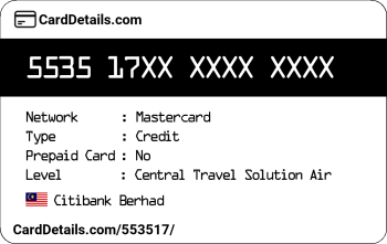 Card Details: 553517
