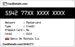 Card Details: 554277