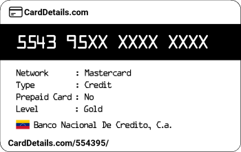 Card Details: 554395