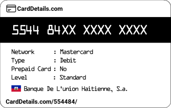 Card Details: 554484