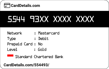 Card Details: 554493