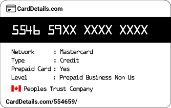 Card Details: 554659