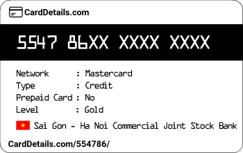 Card Details: 554786