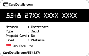 Card Details: 554827