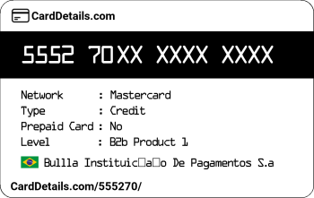 Card Details: 555270