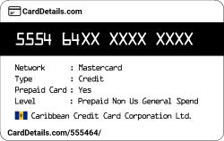 Card Details: 555464