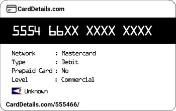 Card Details: 555466