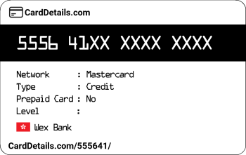 Card Details: 555641