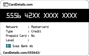 Card Details: 555642
