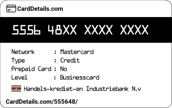 Card Details: 555648