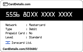 Card Details: 555680