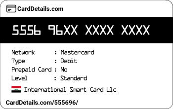 Card Details: 555696