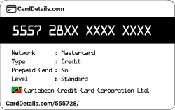 Card Details: 555728