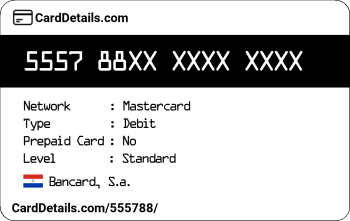 Card Details: 555788