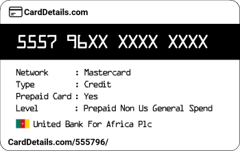 Card Details: 555796