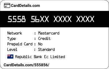 Card Details: 555856