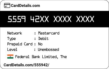 Card Details: 555942
