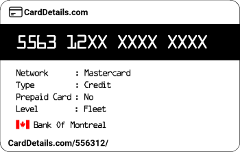 Card Details: 556312