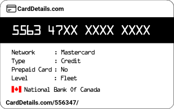Card Details: 556347