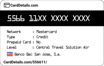 Card Details: 556611