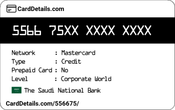 Card Details: 556675