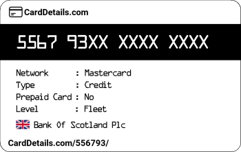 Card Details: 556793