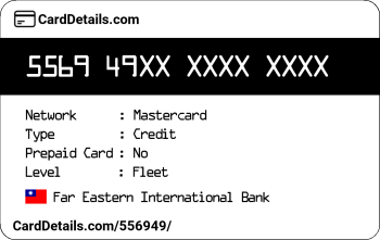 Card Details: 556949