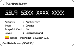 Card Details: 556953