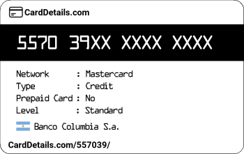 Card Details: 557039