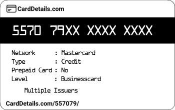 Card Details: 557079
