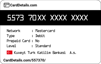 Card Details: 557370