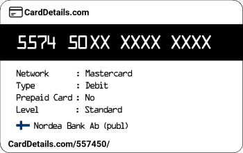 Card Details: 557450