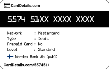 Card Details: 557451