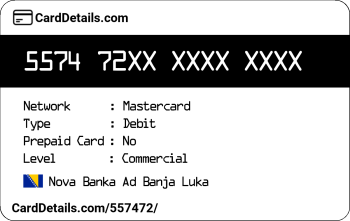 Card Details: 557472