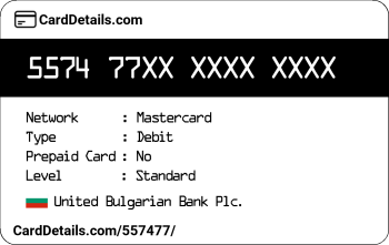 Card Details: 557477