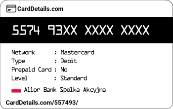 Card Details: 557493