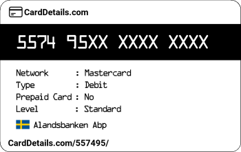 Card Details: 557495