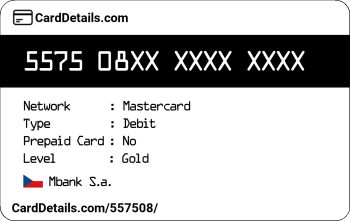 Card Details: 557508
