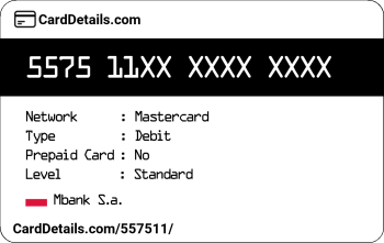 Card Details: 557511