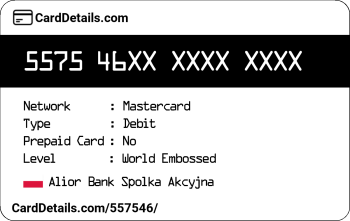 Card Details: 557546