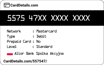 Card Details: 557547