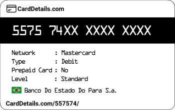 Card Details: 557574