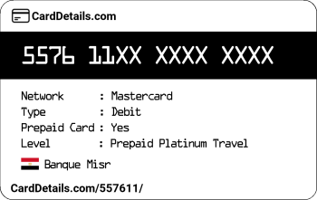 Card Details: 557611