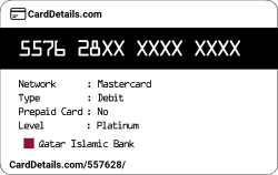 Card Details: 557628