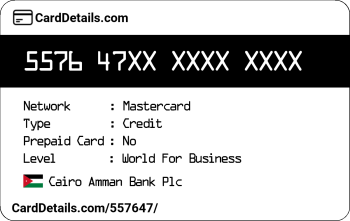 Card Details: 557647