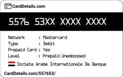 Card Details: 557653