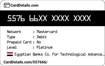 Card Details: 557666