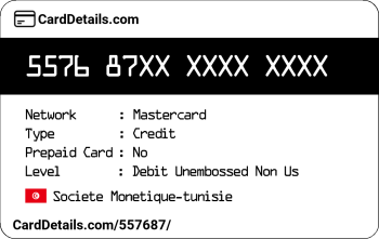 Card Details: 557687